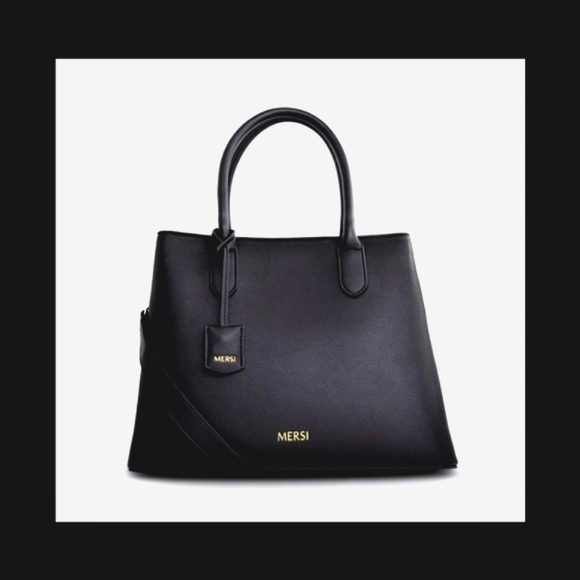 NWT VEGAN WAREHOUSE 100% VEGAN LEATHER SATCHEL - Picture 1 of 5